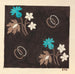Maalauksen jäljennös Motif floral pour textile imprimé II - Anonyme