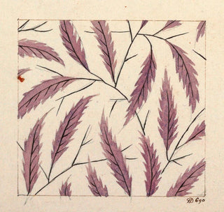 Motif floral pour textile imprimé Pl XLI - Anonyme