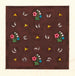 Maalauksen jäljennös Motif floral pour textile imprimé Pl XXXVII - Anonyme