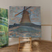 Maalauksen jäljennös Moulin - Piet Mondrian