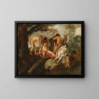 Moyses van Uyttenbroek - The Drunken Silenus with the Phrygian Peasants.webp