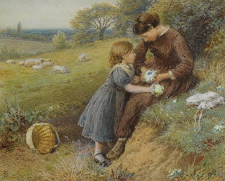 Myles Birket Foster - Primroses.webp