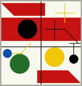 Myriam Thyes - Four spaces with planes circles and cross.webp