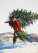 Joulukuusi Chadds Fordissa - N. C. Wyeth — näkymä teoksesta