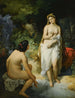 Les Baigneuses - Nándor Rákóczy — näkymä teoksesta