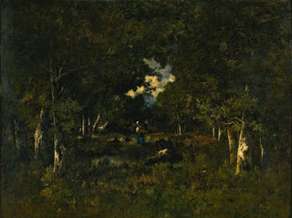 Bcheronne dans une claircie - Narcisse Virgile Diaz de la Peña — näkymä teoksesta