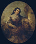 Portrait d'une jeune fille au puits - Narcisse Virgile Diaz de la Peña — näkymä teoksesta