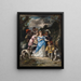 Promenade à la robe bleue - Narcisse - Virgile Diaz de la Peña — kehystetty taideteos seinällä