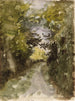 Route en forêt - Narcisse Virgile Diaz de la Peña — näkymä teoksesta