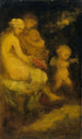 Cupidon kasvatus - Narcisse Virgile Diaz de la Peña — näkymä teoksesta