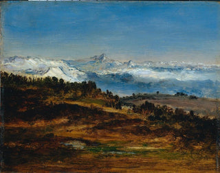 Les Pyrénées, le Pic du Midi de Bigorre - Narcisse Virgile Diaz de la Peña — näkymä teoksesta