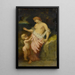 Venus ja Cupido - Narcisse Virgile Diaz de la Peña — kehystetty taideteos seinällä