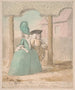 Miss Peagreens, Papa et Maman se promenant dans les lieux publics à un endroit de baignade - Nathaniel Dance Holland — näkymä teoksesta