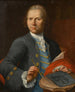 Portrait d'un artiste tenant un dessin sur une toile inachevée au-delà - Nathaniel Hone — näkymä teoksesta