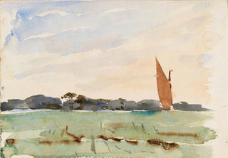 Nathaniel Hone the Younger - The Norfolk Broads at Evening.webp