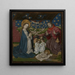 Nativite Maalaus - Kölnin mestari vuodelta 1458 — kehystetty taideteos seinällä