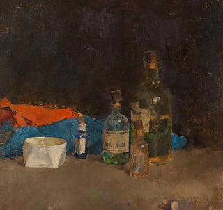 Nature morte avec bol à encre - Fritz Rojka