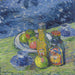 Luontokuva still life pulloilla ja hedelmillä - Alexej von Jawlensky — esillä sisätilassa