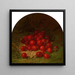 Luontoaiheinen still life kirsikoiden kanssa - Robert Spear Dunning — kehystetty taideteos seinällä