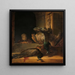 Luontoaiheinen still life peacockien kanssa - Rembrandt van Rijn — kehystetty taideteos seinällä