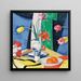 luonnonkuva tulppaaneilla - Samuel John Peploe — kehystetty taideteos seinällä