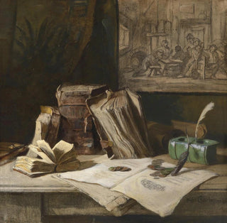 Nature morte avec des volumes - Hugo Charlemont