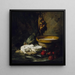Luontokuva still life with cheese - Antoine Vollon — kehystetty taideteos seinällä