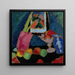 Luontokuva still life violetin kulhon kanssa - Alexej von Jawlensky — kehystetty taideteos seinällä