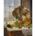 Maalauksen jäljennös Syksyn luonnon still life taiteilijan ateljeessa - Carl Moll