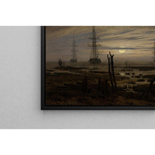 Navires à l'ancre - Caspar David Friedrich | Reproduction Tableau Décoration murale affiche copie
