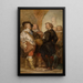 Taiteilija Anthony van Dyck Lontoossa - Nicaise De Keyser — kehystetty taideteos seinällä