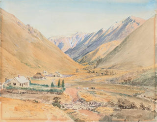 Station Benmore près de Porters Pass - Nicholas Chevalier — näkymä teoksesta