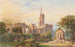 Nicholas Chevalier - La Résidence à Lucknow — näkymä teoksesta