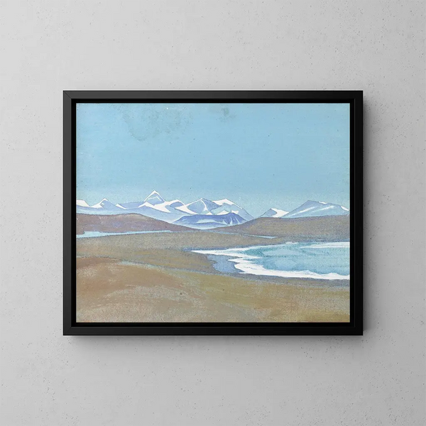 Himalajan Tingkye Dzongilta - Nicholas Roerich — kehystetty taideteos seinällä