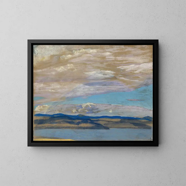 Îles - Nicholas Roerich — kehystetty taideteos seinällä