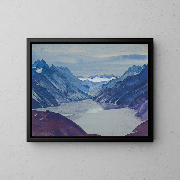 Lac Nag - Nicholas Roerich — kehystetty taideteos seinällä