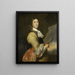 Portrait d'un capitaine - Nicolaas Wieringa — kehystetty taideteos seinällä