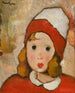 Un portrait d'une jeune fille - Nicolae Tonitza — näkymä teoksesta