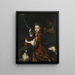 Portrait d'un jeune noble - Nicolaes Maes — kehystetty taideteos seinällä