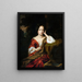 Portrait d'une femme - Nicolaes Maes — kehystetty taideteos seinällä
