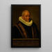 Portrait d'Henricus van Zijl 1545-1627 - Nicolaes van Borculo — kehystetty taideteos seinällä