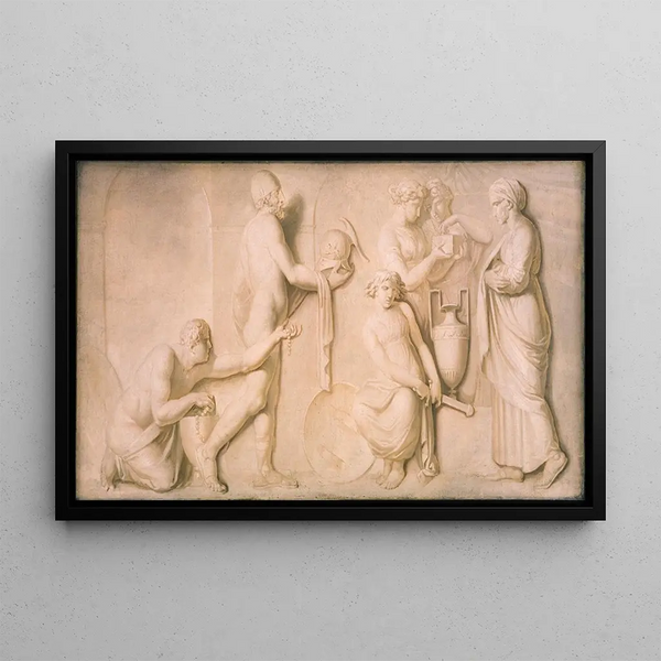 Nicolai Abildgaard - Achilles and the Daughters of Lycomedes.webp