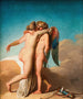 Cupidon et Psyché s'embrassent - Nicolai Abildgaard — näkymä teoksesta