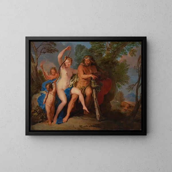 Hercule et Déjanire - Nicolas Bertin — kehystetty taideteos seinällä