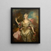 Portrait de Marie-Antoinette Hereford - Nicolas de Largillierre — kehystetty taideteos seinällä