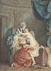 Kylpy - Nicolas François Regnault — näkymä teoksesta