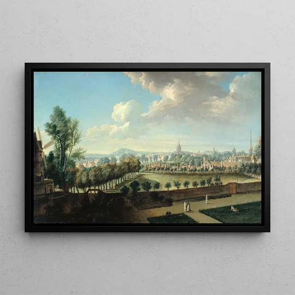 L'Enclos des Chartreux - Nicolas Jean-Baptiste Raguenet — kehystetty taideteos seinällä