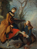 Fixation du patin - Nicolas Lancret — näkymä teoksesta