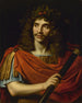 Molière 1622-1673 dans le rôle de César de La Mort de Pompée - Nicolas Mignard — näkymä teoksesta