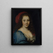 Portrait présumé d'Armande Béjart vers 1640-1700 comédienne - Nicolas Mignard — kehystetty taideteos seinällä